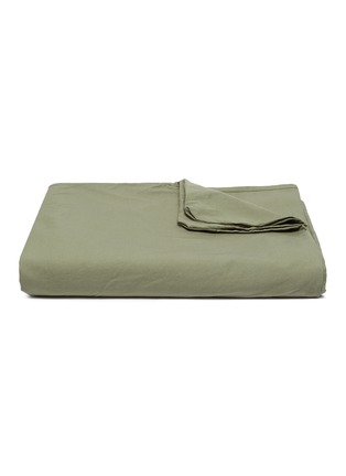 首图 –点击放大 - TEKLA - 特大双人床有机长绒棉被套 - 橄榄绿色