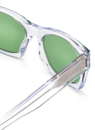 细节 - 点击放大 - SAINT LAURENT - SL 402几何镜框透明板材太阳眼镜