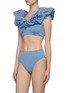 模特儿示范图 - 点击放大 - MAYGEL CORONEL - LUCILA 褶裥泳衣套装