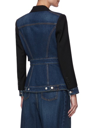 背面 - 点击放大 - ALEXANDER MCQUEEN - 仿两件式短款西服外套及牛仔夹克