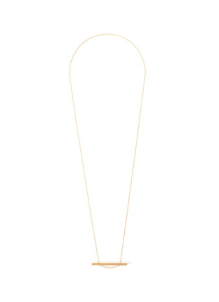 首图 - 点击放大 - SHIHARA - 18k gold bar pendant necklace