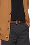 正面 -点击放大 - PRADA - Reversible Buckle Leather Belt
