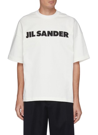 首图 - 点击放大 - JIL SANDER - 品牌名称落肩宽松T恤