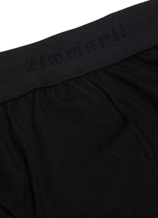 细节 - 点击放大 - ZIMMERLI - 混莫代尔纯色三角内裤