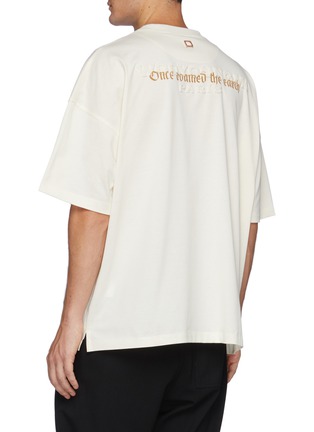 背面 - 点击放大 - WOOYOUNGMI - 品牌名称oversized纯棉T恤