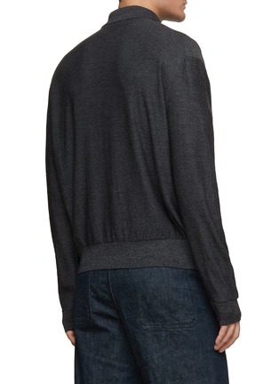 背面 - 点击放大 - LEMAIRE - 仿两件式美丽诺羊毛针织开衫