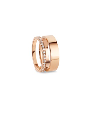 首图 - 点击放大 - REPOSSI - 'Berbère' diamond rose gold ring