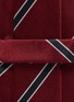 细节 - 点击放大 - STEFANOBIGI MILANO - SENNA拼色条纹真丝领带