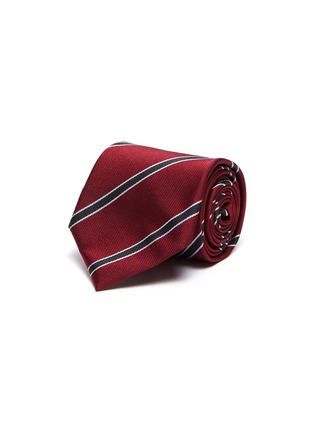 首图 - 点击放大 - STEFANOBIGI MILANO - SENNA拼色条纹真丝领带