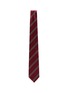 模特儿示范图 - 点击放大 - STEFANOBIGI MILANO - SENNA拼色条纹真丝领带