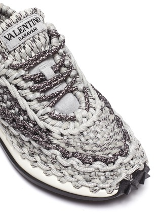Macramé' Knitted Sneakers展示图