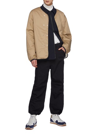 模特儿示范图 - 点击放大 - NANAMICA - ALPHADRY拉链衬衫式夹克