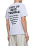 背面 - 点击放大 - ARIES - INTO TROUBLE TEMPLE标语印花纯棉T恤