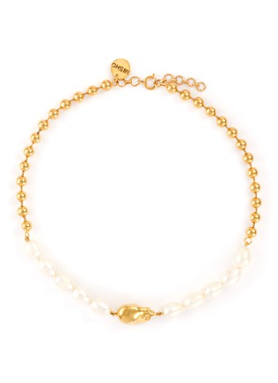 首图 - 点击放大 - MISHO - BAROQUE珍珠点缀22K镀金项链