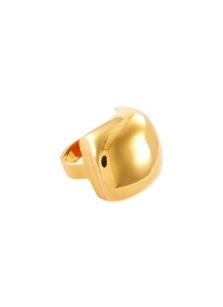 首图 - 点击放大 - MISHO - 鹅卵造型22K镀金戒指