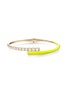 首图 - 点击放大 - MELISSA KAYE - 'Lola' Diamond 18k Gold Enamel Accent Bracelet