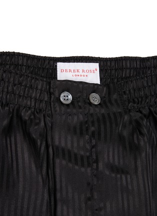  - DEREK ROSE - CLASSIC SILK VERTICAL STRIPE BOXER SHORTS
