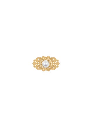 首图 - 点击放大 - CENTAURI LUCY - ELISABETH伊丽莎白钻石珍珠18k黄金胸针