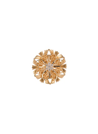首图 - 点击放大 - CENTAURI LUCY - Elisabeth钻石18k黄金花卉造型单只耳环