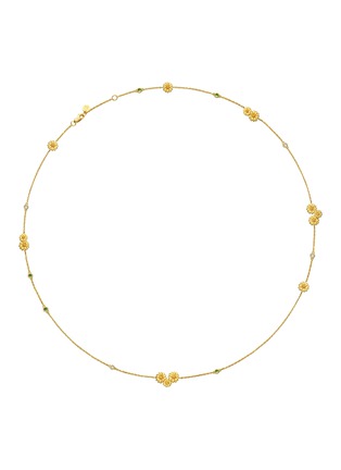 首图 - 点击放大 - CENTAURI LUCY - Coloris钻石沙弗莱石18k黄金项链