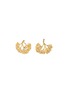 首图 - 点击放大 - CENTAURI LUCY - GINKGO SYMPHONY钻石18K黄金银杏叶造型耳环