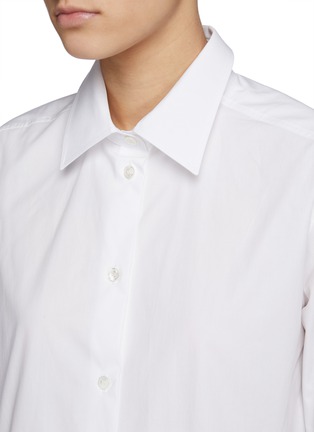 细节 - 点击放大 - VALENTINO GARAVANI - 纯棉府绸衬衫