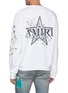 背面 - 点击放大 - AMIRI - 佩斯利花纹五角星图案纯棉卫衣