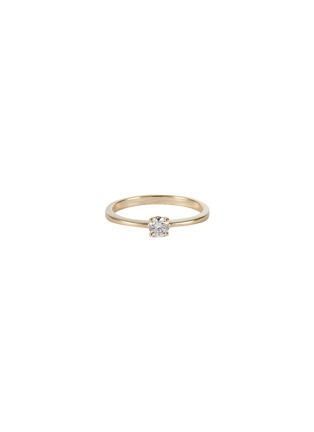 首图 - 点击放大 - GENTLE DIAMONDS - Alora' lab grown diamond 9k gold ring