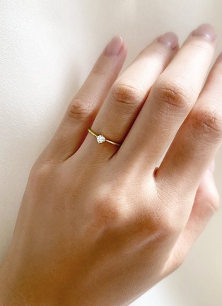 细节 - 点击放大 - GENTLE DIAMONDS - Alora' lab grown diamond 9k gold ring