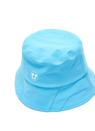 细节 - 点击放大 - SMFK - Logo Print Panelled Brim Bucket Hat