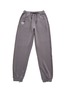 模特儿示范图 - 点击放大 - SMFK - Logo Print Zipped Hem Raw Edge Jogger Pants