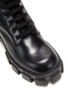 细节 - 点击放大 - PRADA - MONOLITH可拆式包饰真皮厚底中筒靴