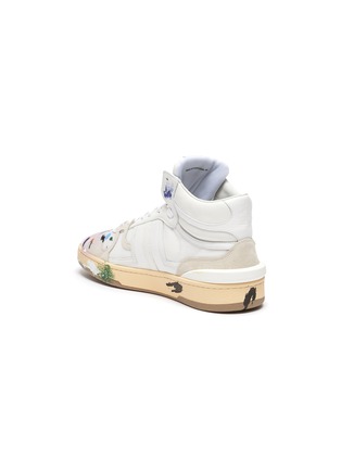  - LANVIN - x Gallery Department Hand Paint High Top Leather Sneakers