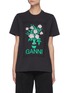 首图 - 点击放大 - GANNI - 品牌名称花卉图案有机棉T恤