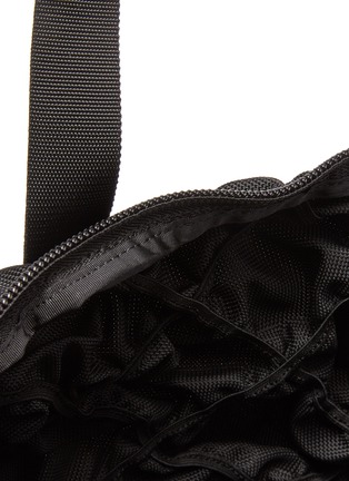 细节 - 点击放大 - ALEXANDERWANG - 'Rebound' Logo Print Diamond Quilt Ruched Nylon Backpack