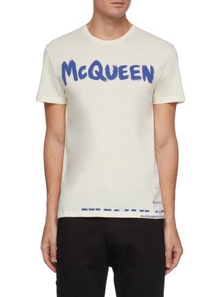 首图 - 点击放大 - ALEXANDER MCQUEEN - logo纯棉T恤
