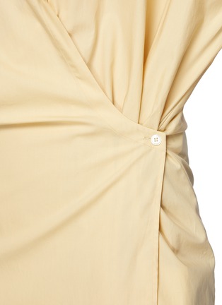 细节 - 点击放大 - LEMAIRE - 钮扣搭叠设计衬衫式连衣裙