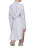 背面 - 点击放大 - ISABEL MARANT ÉTOILE - 拼色条纹搭叠前襟衬衫式连衣裙
