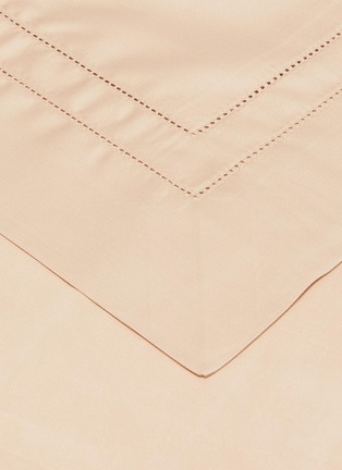 细节 –点击放大 - FRETTE - DOPPIO AJOUR 特大双人床镂空条纹纯棉四件套－粉红色