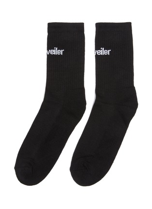 首图 - 点击放大 - HOLZWEILER - 品牌logo混竹纤维短袜