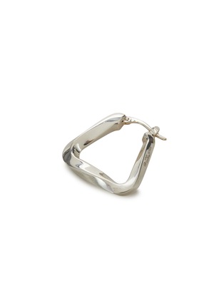 细节 - 点击放大 - BOTTEGA VENETA - ESSENTIALS三角造型925纯银耳环
