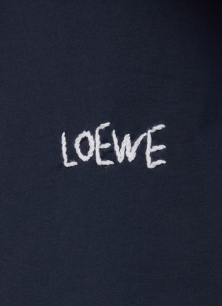  - LOEWE - LOGO刺绣宽松纯棉T恤