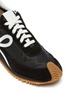 细节 - 点击放大 - LOEWE - 拼接设计LOGO小牛皮运动鞋