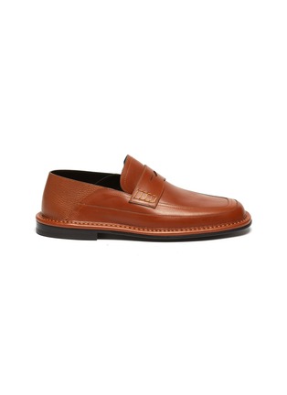 首图 - 点击放大 - LOEWE - Slip On Calfskin Leather Loafers