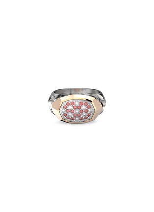 首图 - 点击放大 - SPECTRUM - ORBIT红宝石钻石点缀铂金18K玫瑰金戒指