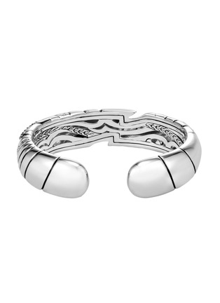 背面 - 点击放大 - JOHN HARDY - Lahar Silver Diamond Kick Cuff Bracelet — Size M
