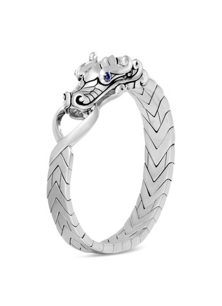 JOHN HARDY | LEGENDS NAGA 蓝宝石纯银龙首造型手链