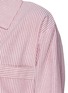  - LAGOM - 条纹纯棉睡衣套装—— S 号粉色和白色
