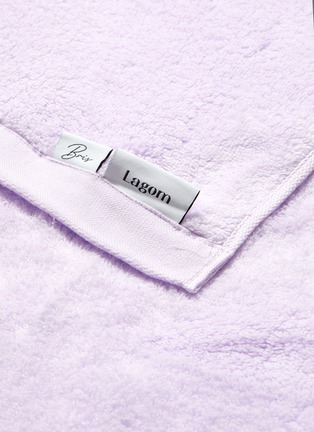 细节 –点击放大 - LAGOM - BRIS纯棉浴巾 — 紫色