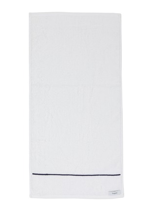 首图 –点击放大 - LAGOM - HÖG纯棉毛巾 — 白色和深蓝色